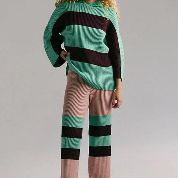 FREE PEOPLE WOMEN'S Kami Sweater Set mint julip Size Small NEW - Picture 1 of 14